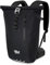 HiLo sports 25 Liter Rolltop Rucksack wasserdicht - Urban 25 Kurierrucksack - Rucksack für Damen und Herren - Für Büro, Arbeit, Freizeit & Fahrrad (Schwarz)