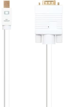 Levitantes Converter Cable - Mini DP to HDMI Cable, 5 Meters, White, Compatible with Devices with Mini DisplayPort Output, Ideal for Video Streaming*