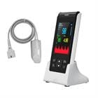 Oxymètre de Pouls Adulte avec Sangle, Saturomètre de Nuit Rechargeable, Moniteur SpO2 et Fréquence Cardiaque avec Base de Chargement Type-C, Écran OLED, Batterie 2000mAh 10H+, Indice de Perfusion (PI)