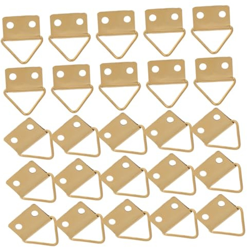 Kisangel 150pièces Attaches Murales Pour Cadres Photo Crochets Triangulaires Pour Tableaux Supports Pour Peintures à Huile