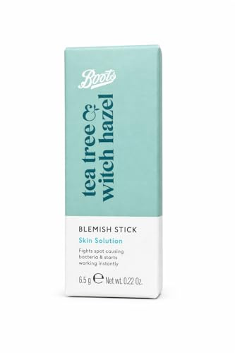 Boots Tea Tree & Witch Hazel Blemish Stick, Skin Solution, 6.5g