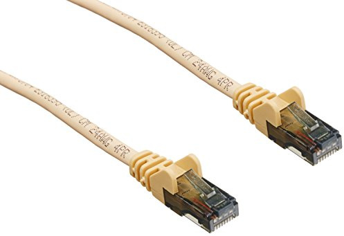 Belkin High Performance CAT6 Cable 25 ft Yellow 7.5 m Yellow networking cable – networking cables (7.5 m, RJ-45, RJ-45, Yellow)