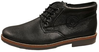 Rieker Herren Schnürstiefelette, Schwarz (Black), 43 EU