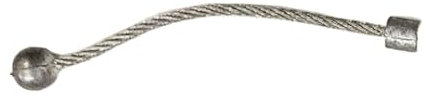 Interner Wirbelwiderstandsmechanismus, Bremskabel, 3,8 cm, für Heimtrainer, Ellipsentrainer und viele große Marken, behebt starken Widerstand, wo das Bremsseil ausgefranst ist