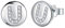 J.Endéar Ohrringe Buchstabe U für Damen Mädchen Silber 925 Hypoallergene Kleine Ohrstecker Zirkonia Schmuck 8mm Geschenk für Kinder