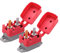 Ampper Disjoncteur à réinitialisation Automatique DC 12 V – 24 V avec Boulon de Protection pour Automobile et Plus Encore (30 A, 2 pièces)