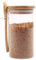 ORNAMI Airtight Glass Pantry Storage Canister Jar with Bamboo Lid & Spoon | BPA-Free, Clear Kitchen Organisation Jar - (1, 0.3L, Round)