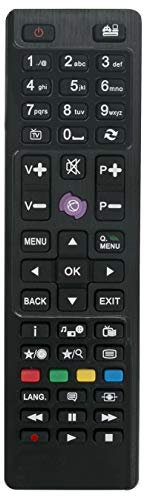 VINABTY RC4870 RC4875 2-in-1 Telecomando sostitutivo compatibile con TELEFUNKEN,compatibile con FINLUX,compatibile con Hyundai,compatibile con Technika