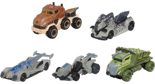 Hot Wheels Character Cars Jurassic World Boundle Spielzeugfahrzeug für Kinder ab 3 Jahren