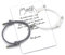 Juego de pulseras magnéticas personalizadas para parejas Cuerda hecha a mano de atracción mutua para 2 pulseras trenzadas a juego Votos de amor eterno Regalo de joyería (Gris blanco)