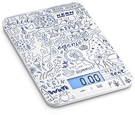 Kern FGE 5K-3 - Präzise Design-Küchenwaage, für Küche, Kantine, Gastronomie