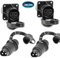 DARKGUARD Prise 3 Broches Tracteur et Fiche 3 Broches Tracteur 12v 24v,Prise 3Broches Male Femelle Etanche pour Agricole Véhicule,Connecteur Adaptateur 3Broches pour Porte-Vélo ( Fiche et Prise M2S42)
