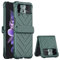 Miimall Compatible with Samsung Galaxy Z Flip 4 Magnetic Case, Hinge Protection Case for Z Flip 4, Heavy Duty Shockproof Hard PC Full Protective Cover for Galaxy Z Flip 4-Green