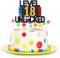 Prasacco Level Unlocked Birthday Cake Topper DIY Level Up Happy Birthday Cake Topper Video Gaming Themed Party Decorations for Kids Boys Girls Gamer (Age 01-99)
