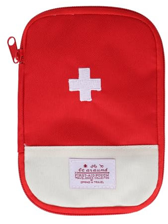 Aruicheng Medikamententasche Klein Reiseapotheke Tasche Leer Erste Hilfe Tasche Leer Notfalltasche Tragbar Medizin Aufbewahrungstasche für Home, Office, Reisen, Outdoor