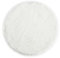 -LUXOR- living Cuscino per sedia Coste – Cuscino decorativo in pelliccia sintetica come decorazione per soggiorno o sedia, 40 x 40 cm, rotondo, bianco, set da 4 pezzi