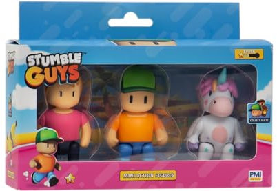 STUMBLE GUYS S1 MINI ACTION FIGURES - 3 PACK VER.A