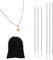 6 Pack Wax Rope Necklace Strings for Pendants, Faux Leather Cord with Silver Buckles - Adjustable Lengths 50cm & 60cm Ideal Jewelry Accessories for Custom Designs Gifts and Fashion