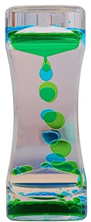 Sablier Liquides Jouets Sensoriels pour Enfants Adultes, Lampe à Lave Colorés, Motion Bubbler Fidget Jouet pour Activité, Relaxation, Anxiété, Autisme, TDAH, Bureau à Maison (C)