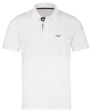 TRIGEMA Poloshirt mit dreifarbiger Knopfleiste