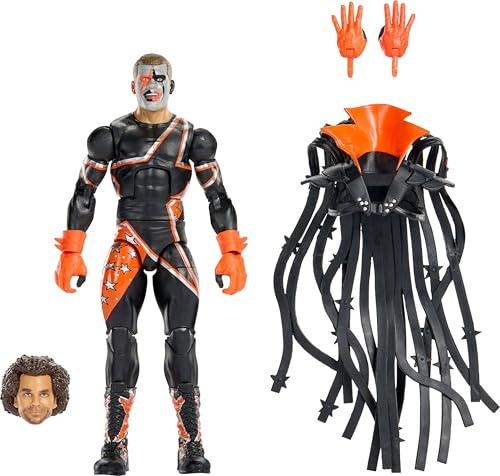 Mattel WWE Elite Collection Actionfigur und Zubehör (Design kann variieren) | Premium Live Event Stardust Set, WrestleMania mit Sam Roberts Build-a-Figure-Teilen, für Kinder und Sammler, JHX76