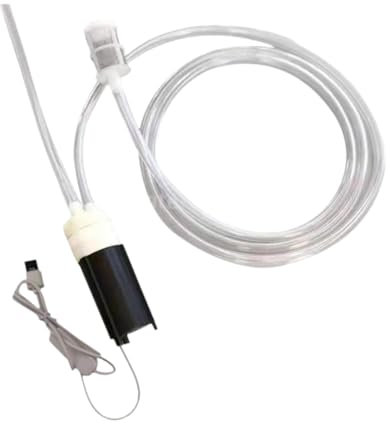 perfk Dispositivo di Aspirazione Del Vino Portatile Pompa a Sifone Tubo Flessibile Pompa Elettrica per Vino USB