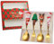 Juego de vajilla de Navidad - Juego de vajilla navideña para grandes cenas, diseño decorativo y festivo | Juego de cubiertos de acero inoxidable para cenas navideñas, juego de cubiertos con asas