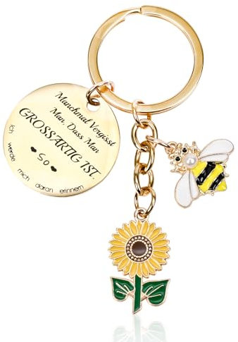 ALICEEDG Geschenke für Frauen, Schlüsselanhänger Personalisiert, Abschiedsgeschenk Lehrer Geschenk, das Geburtstagsgeschenk für beste Freunde, Töchter, Mutter, Kollegen, Schlüsselanhänger Geschenke