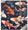 Koi Fishes Geschirrspülerabdeckung, Geschirrspülerabdeckungen für die Vorderseite magnetisch, Geschirrspüler-Magnetabdeckung groß
