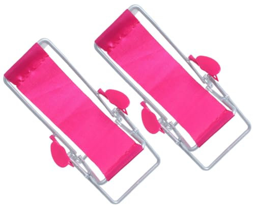 ifundom Miniatur Strandkorb Klappstuhl Kinder Puppenhaus Dekoration Simulationsmodell Faltbar Langlebig Sicher