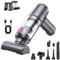 Anluomania Aspirabriciole Senza Fili, Mini Aspirapolvere, Aspirapolvere Auto, Aspirapolvere Portatile Senza Fili, Ricaricabile Aspirapolvere, Luce LED, Doppio Filtro, per Auto Casa Ufficio Animali