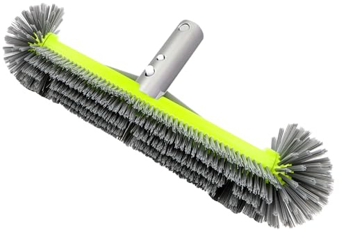Pool Brush with Round Ends, Pool Brush for Cleaning Pool Walls, Swimming Pool Brush for Vinyl Pool, Pool Brushes, Pool Cleaning Brush for Swimming Pool Brush Pool