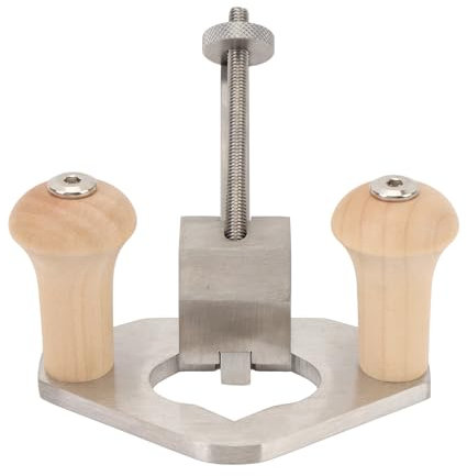 Professionelle Edelstahl -Router -Ebene - Einstellbare Tiefenstopp und Abnehmbare Basis für Präzisionsholzbearbeitung, Ergonomisches Handheld -Werkzeug Zum Rillen/Trimmen