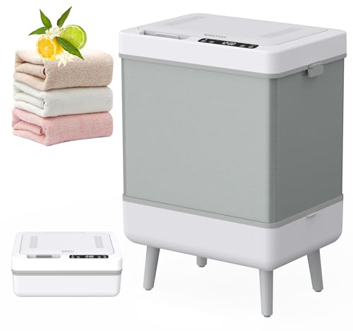 WEETALL Hot Towel Warmer Bucket for Bathroom: 10 Gal Large Quick Heat Hot Warming Tub - Blanket Dryer Heater Towel Warmers Bucket with Timer - Portable Housewarming Luxury Spa Gift at Home