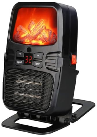 Ventilatore Del Riscaldatore Elettrico Portatile Da 500 W Mini D'aria Con Telecomando Stufa A Muro Giardino Radiato Warmer Energia Silenziosa