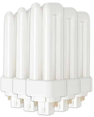 CLAR - Gemini T/E 26W 4000K GX24q-3 Leuchtstoffröhre Kaltweiß CFL 4-Pin Kompaktlampe Ersatz (Pack 5)