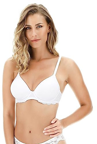 Lepel intimo donna balconcino belseno liscio 261 colore bianco taglia 3 coppa b