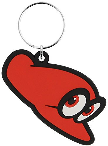 Pyramid International Super Mario Odyssey (Cappy) Gummi-Schlüsselanhänger 4,5 x 6 cm, Mehrfarbig, 4 x 6 x 1,3 cm
