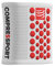 Compressport - Serre-Poignet Multisport - Sweatbands 3D.Dots - Serre-Poignet Anti-Transpiration - Propriétés Ultra-Absorbantes - Fibres à Séchage Rapide, Blanc/Rouge, Taille unique