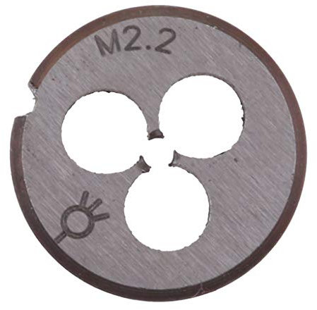 LOVIVER 1pc Metric Durable HSS Werkzeug Gewindeschneidwerkzeug 2 Typen, M2.2