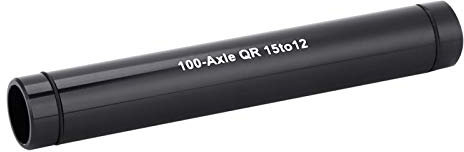 Rad Steckachsen Nabenadapter 15 mm auf 12 mm Achsnabe Fahrrad Spieß Adapter für Mountainbikes und Rennräder(Black, 12)