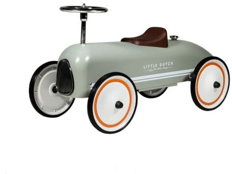 Little Dutch Retro Loopauto 75x40x40 cm Groen