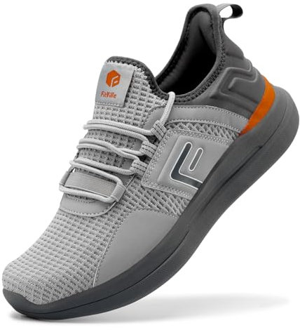 FitVille Scarpe Uomo Sneakers Extra Larghe da Running Corsa Leggere Traspiranti Outdoor Fitness Scarpe da Ginnastica Ammortizzazione Comode 44 EU Larga