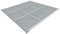 BERGER Outdoormatte Square 300 x 300 cm │Zeltteppich Bodenplane │atmungsaktiv, leicht & Wetterfest für Camping, Outdoorteppich Picknickdecke weich, mit Befestigungsschlaufen│Grau/Weiß wendbar