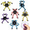 8PCS Robot Fidget Spinner Spielzeug für Kinder Erwachsene, DIY Deformation Chain Transformator Mechanische Fingertip Spielzeug, Neuheit Gyro Geschenke für Klassenzimmer Geburtstagsfeier