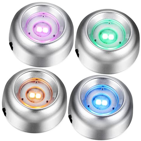 OSALADI 4 Stück Lampenhalter Led-lichtbasis Für Kristalle Led-licht Display Basis Beleuchtung Beleuchteter Ausstellungsstand Klarsichtregal Plastik Kristallkugel Kristallglas Rotieren