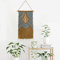 BMIDRUT Tapiz de macramé para colgar, atrapasueños, tejido a mano, bohemio, decoración de pared para el hogar, decoración de pared