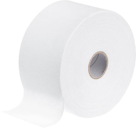 PATIKIL 4inch x 328ft Fiberglass Cloth Tape, 1pcs Polyester Fiberglass Mesh Tape Drywall Tape Polyester Fiber Tape Waterproof White 2.3oz(65g) 0.2MM for Roof Shower Walls Tiles Boat