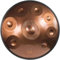 Handpan Drum 432Hz/440Hz, 9/10/12 Noten 22 Zoll Percussion Instrument mit Trommelstativ, Stahl Handpan Instrument für Meditation Yoga Klangheilung