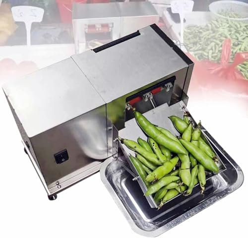Kadxyan Pelador De Guisantes Eléctrico, Máquina Peladora De Guisantes Comercial Semiautomática, Herramienta para Pelar Guisantes, Interruptor De Bloqueo Automático, Ahorro De Energía Y Silencio